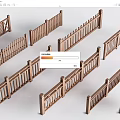 Assorted Wooden Fence Designs Featuring Decorative Railings For Outdoor Spaces