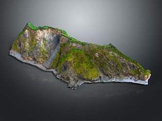 Geography, topography, mountain shape, ridge, ridge, valley, mountain range, canyon, geomorphology, mountain peak, mountain body 3d model