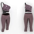Stylish One Shoulder Shiny Top With High Waisted Purple Fitted Pants Outfit