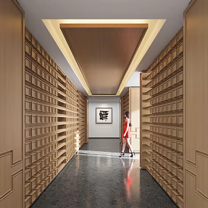 Away Hotel Away Tea Room Away Corridor Club Corridor 3d model