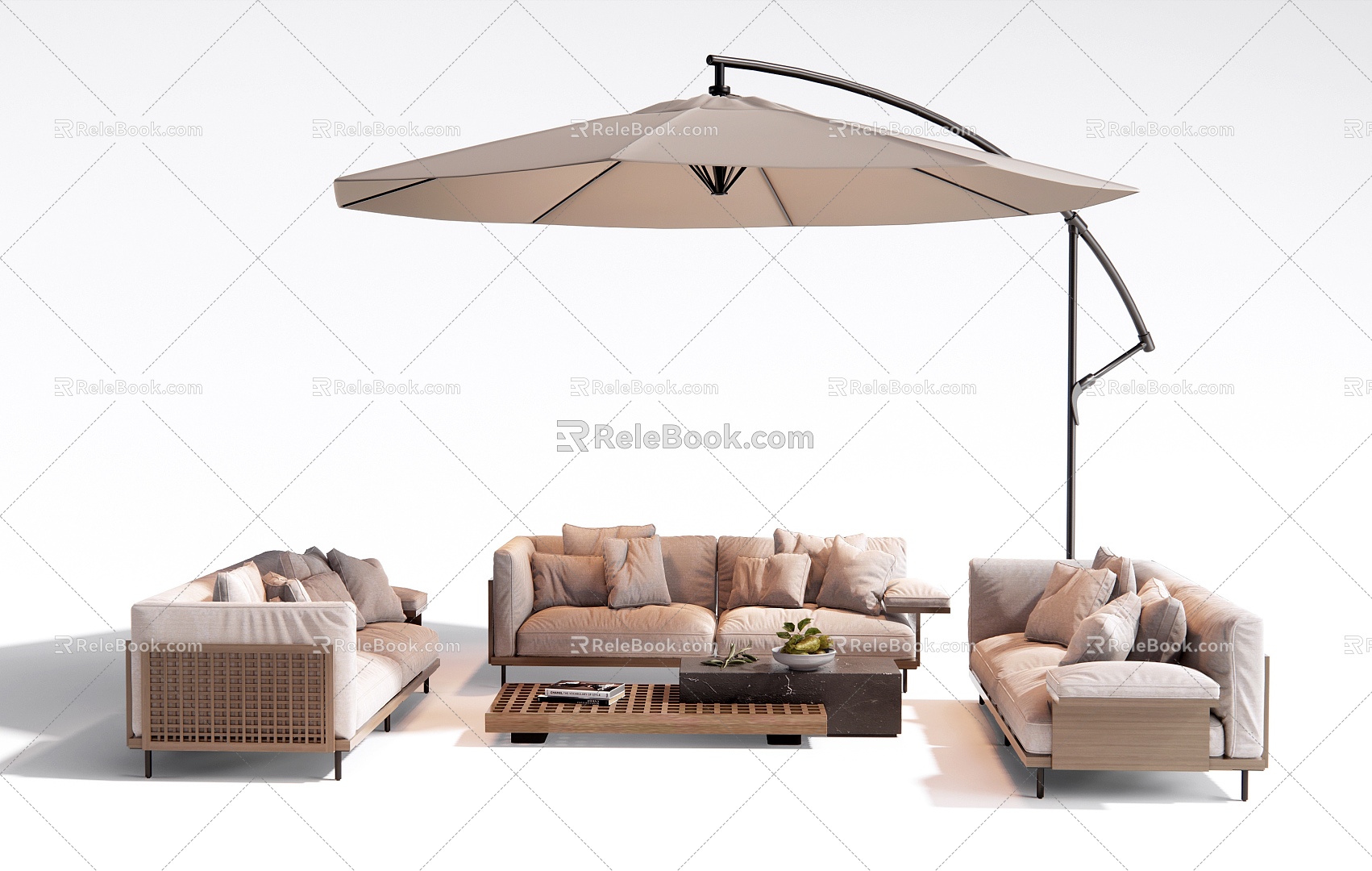 Modern outdoor sofa 3d model