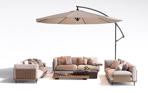 Modern outdoor sofa 3d model