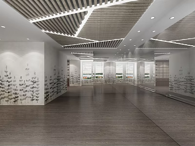 Modern Dance Room 3d model