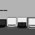 Various Modern Robot Vacuum Cleaners With Sleek Designs As Household Appliances For Home Use