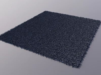 Modern Carpet Small Carpet Blanket Floor Mat Square Carpet 3d model