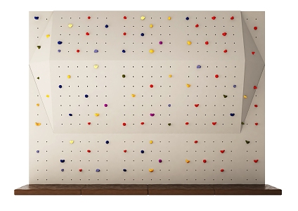 rock climbing wall rock climbing training wall indoor and outdoor rock climbing wall 3d model