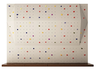 rock climbing wall rock climbing training wall indoor and outdoor rock climbing wall 3d model