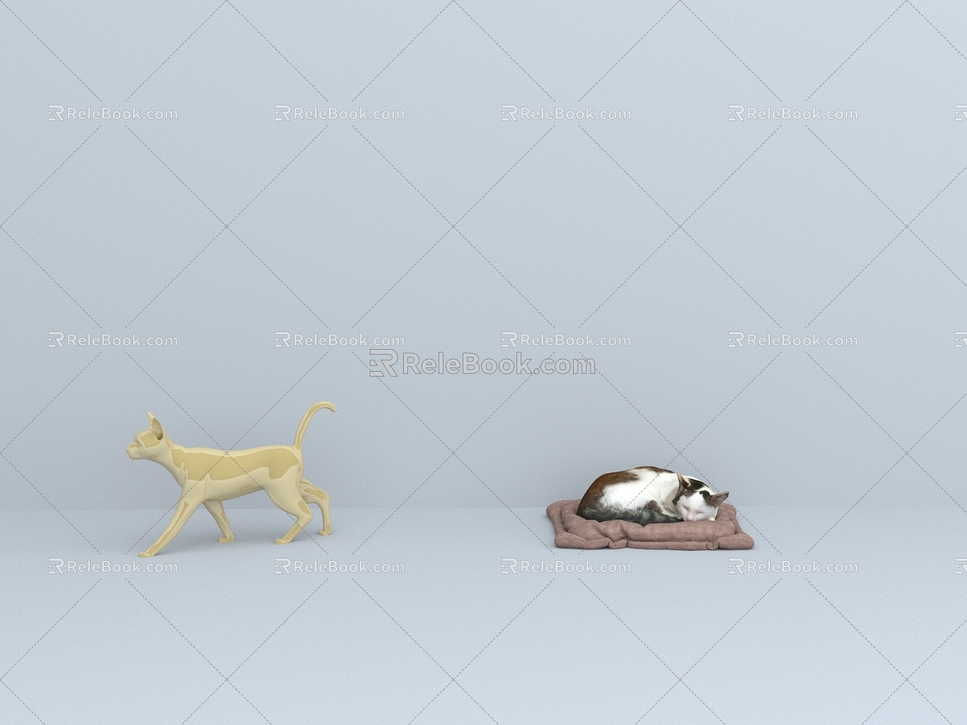 Modern Cat Cat 3d model