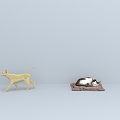 Modern Cat Cat 3d model