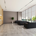 Reception Rest Area Modern Reception Area 3d model