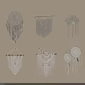 Handmade Macrame Wall Hangings With Tassels And Dreamcatcher Designs For Home Decor