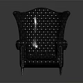Modern Single Seater Sofa With Quilted Pattern Armrest Details And Elegant Design Elements