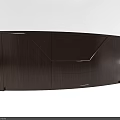 Modern Wooden Console Side Cabinet With Wood Grain Drawer And Door Storage