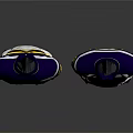 Back View Of Casual Polo Shirts With Blue Yellow White Stripes And Gray Pants