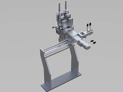 Screw machine mouth structure machinery equipment production equipment machine tool mold model