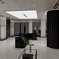 Modern Clothing Store Interior Design With Display Racks Cashier Counter And Mannequin