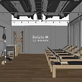 Relife Professional Rehabilitation Fitness Studio With Pilates Reformers And Training Equipment