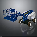 Genie Z45 Mobile Aerial Work Vehicle With Telescopic Boom And Basket Platform