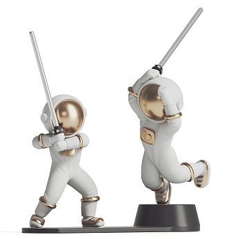 Kung Fu Astronaut Kung Fu Astronaut 3d model