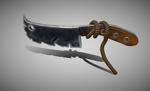 Knife Fruit Knife Game Knife 3d model