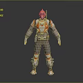 Sci-Fi Armor Alien Armor Sci-Fi Armor High-Tech Armor Futuristic Armor Alien Warrior Armor 3d model