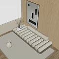 Modern Multiplayer Sofa Combination Sofa 3d model