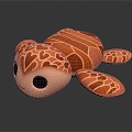 Modern Turtle Cartoon Turtle Snapping Turtle 3d model