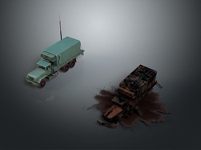 Military Truck Military Transporter Military Transporter Armed Transporter Armored Transporter 3d model