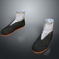 Cloth Shoes Flat Shoes Canvas Shoes Old Cloth Shoes Dad Shoes Casual Running Shoes Beans Loafers 3d model