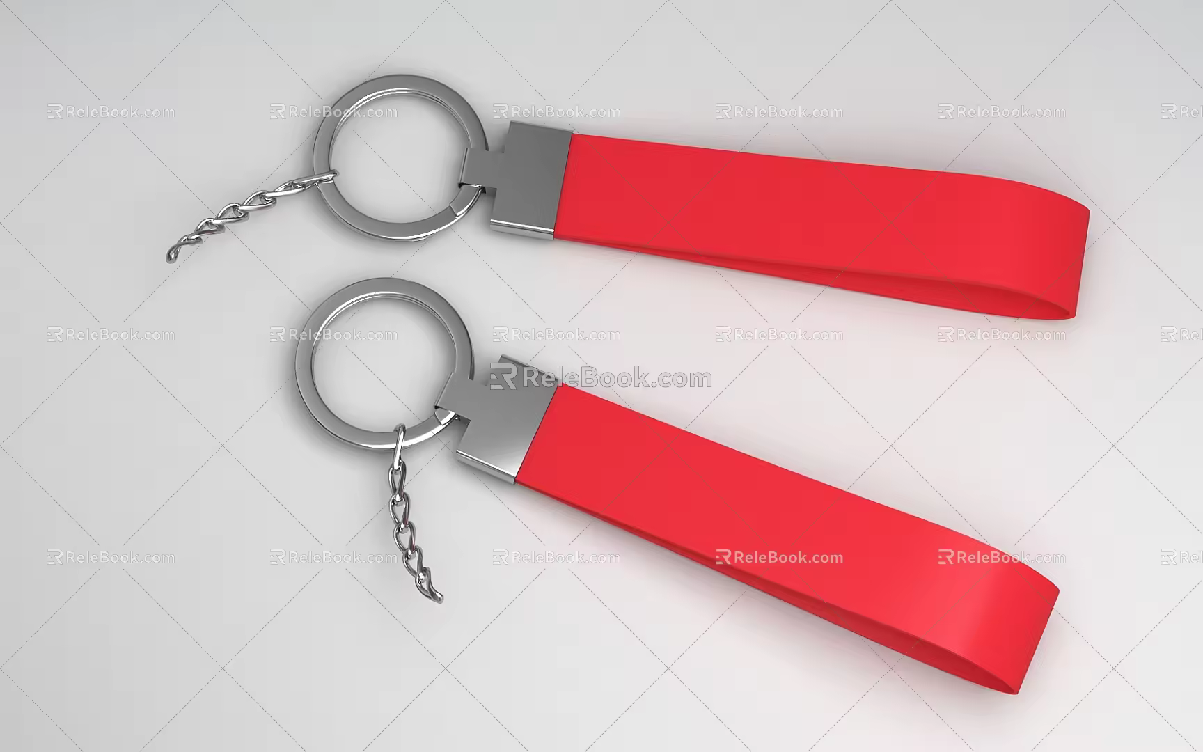 Modern Keychain 3d model