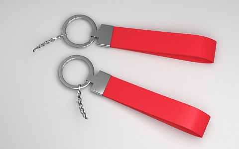 Modern Keychain 3d model