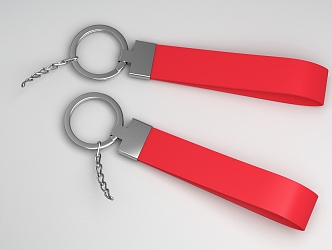 Modern Keychain 3d model