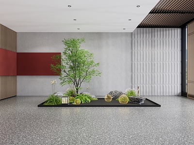 Interior landscaping 3d model