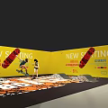 Modern Double Skateboard 3d model