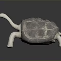 Turtle Cartoon Turtle Snapping Turtle Chickbill Turtle Reptile Cold Blooded Animal Reptile Class 3d model