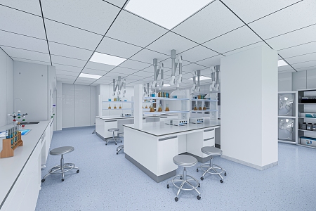 Laboratory 3d model