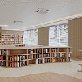 Modern Library Reading Room 3d model