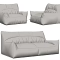 Modern Multiplayer Sofa Lazy Sofa 3d model