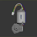 Futuristic Electric Motor With Edrive Technology And Colorful Wires In Sci Fi Machinery