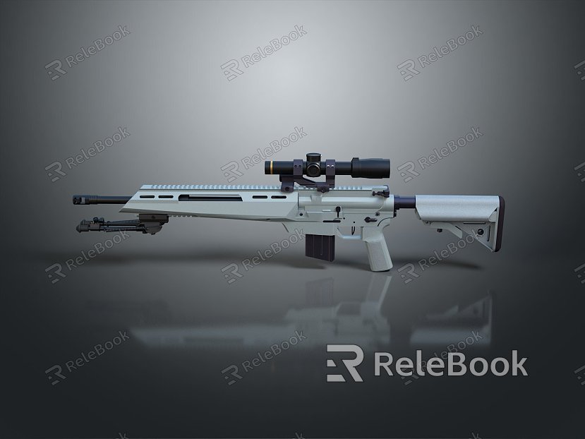 modern sniper rifle sci-fi sniper rifle sci-fi sniper rifle model