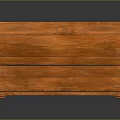 Wooden Outdoor Bench With Backrest And Sturdy Structure For Garden Seating Use