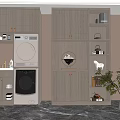 Modern Bathroom Cabinet Rack with Sleek Design Multiple Storage Shelves and Organized Compartments