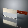 High Quality Kitchen Knife With Stainless Steel Blade And Wooden Handle For Home Cooking