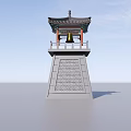 Ancient Chinese Architecture With Red Walls Grey Tiled Roof And Tiered Eaves