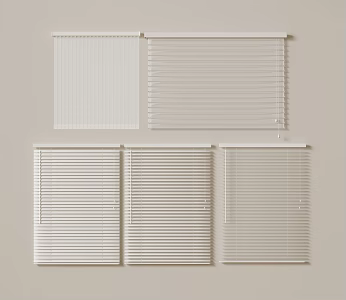 Modern Minimalist Venetian Curtain Shangri-La Curtain Dream Curtain Roman Curtain 3d model