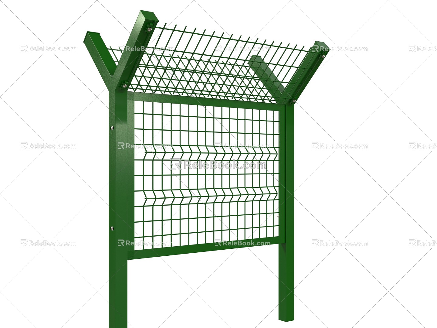 airport enclosure metal net 3d model