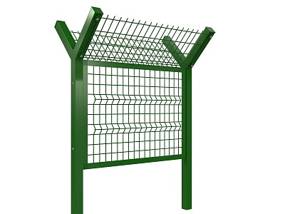 airport enclosure metal net 3d model