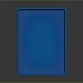Blue Plastic Rectangular Storage Tray For Home Organization And Daily Use
