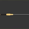 Ornate Sword With Golden Accents Black Hilt And Silver Blade On Dark Surface