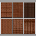 Red Brick Wall Design With Various Textured Patterns And Architectural Details 3d model